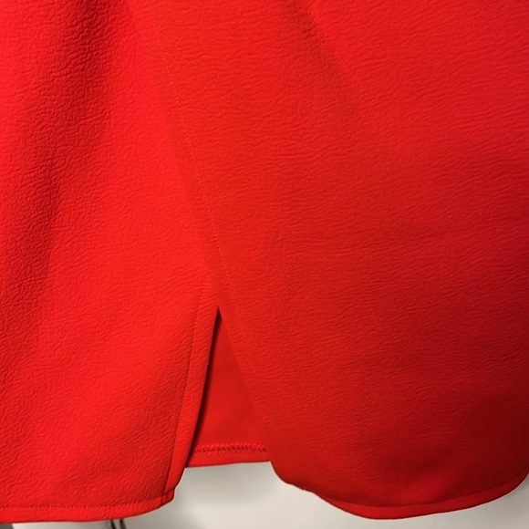 NY Company Stretchy Red Print Dress